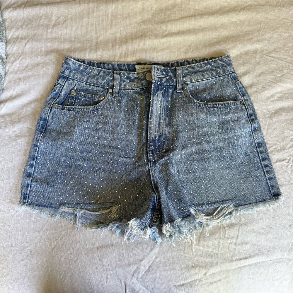 Denim Studded Women Shorts